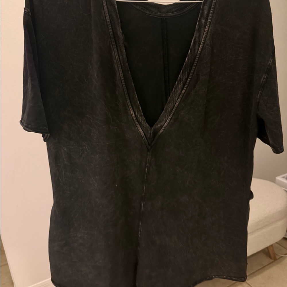 Free People FP Movement Hot Shot Tee Romper - Black - XS - Picture 3 of 5